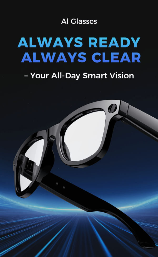 AI Intelligent Smart Glasses with Real-Time Translation - 4K Camera ...