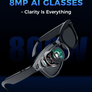 AI Intelligent Smart Glasses 8MP AL Glasses