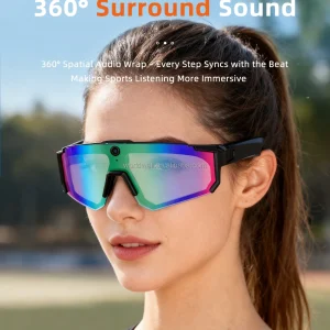 Sport Smart Glasses with 8MP Camera - View