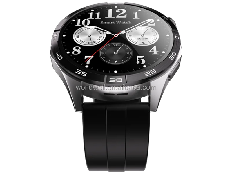 AMOLED Display Android Smart Watch with 4G SIM - View