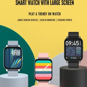 IP67 Waterproof Smart Watch with Heart Rate Blood Oxygen Monitor - Display