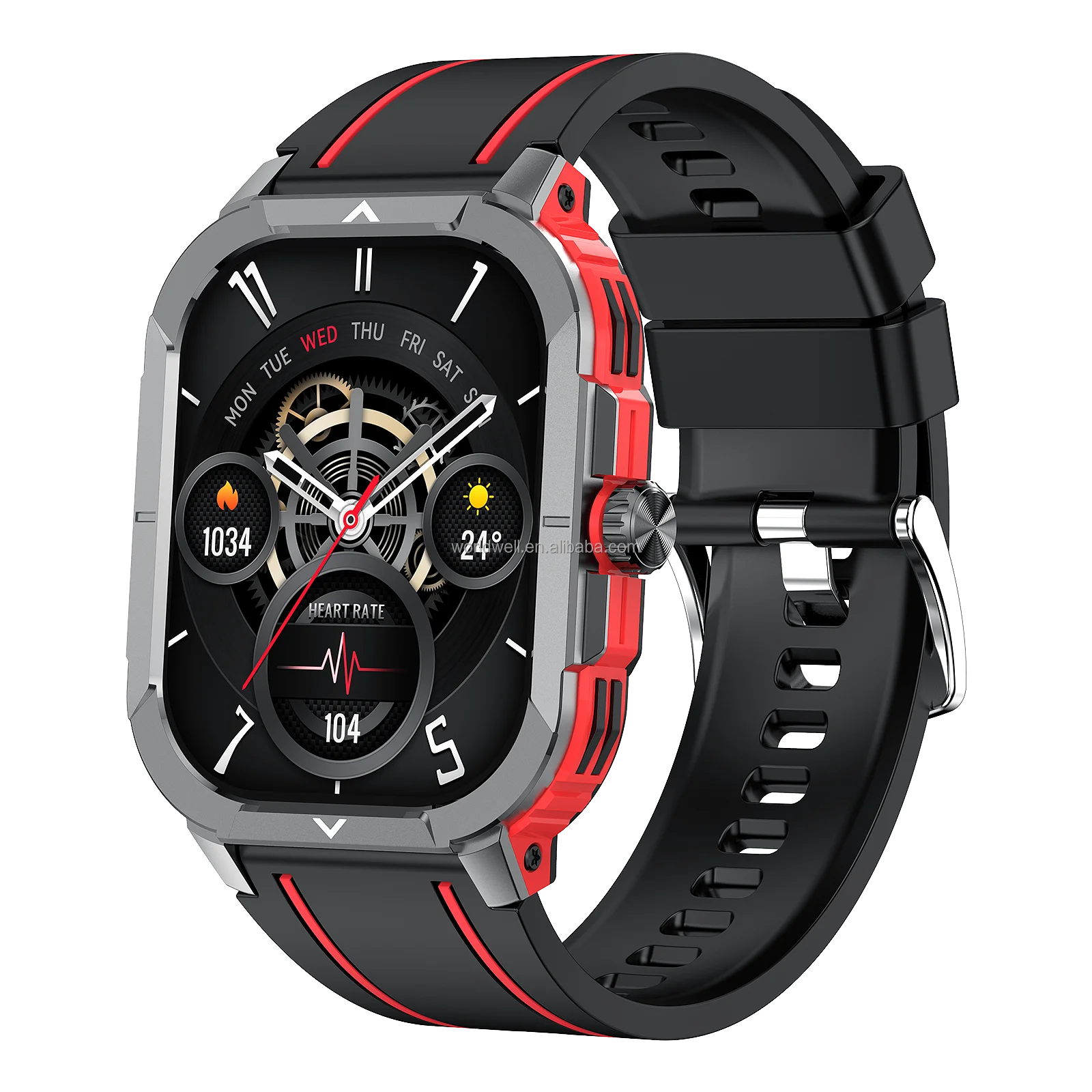 IP68 Waterproof Smart Watch with AMOLED Display and NFC Payment - View