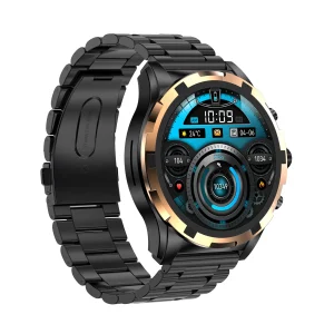 IP68 Waterproof Stainless Steel Smart Watch with NFC and AMOLED Display - Display