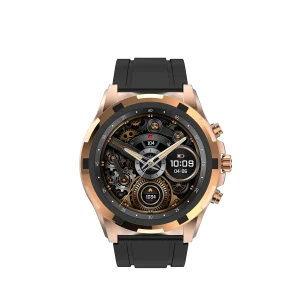 OEM Stainless Steel Smart Watch with Heart Rate and Blood Pressure Monitoring