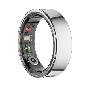 Stainless Steel Health Smart Ring with Blood Oxygen and Sleep Tracking - Details