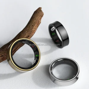 Stainless Steel Health Smart Ring with Blood Oxygen and Sleep Tracking - Reference