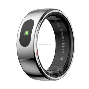 Stainless Steel Health Smart Ring with Touchscreen - Reference