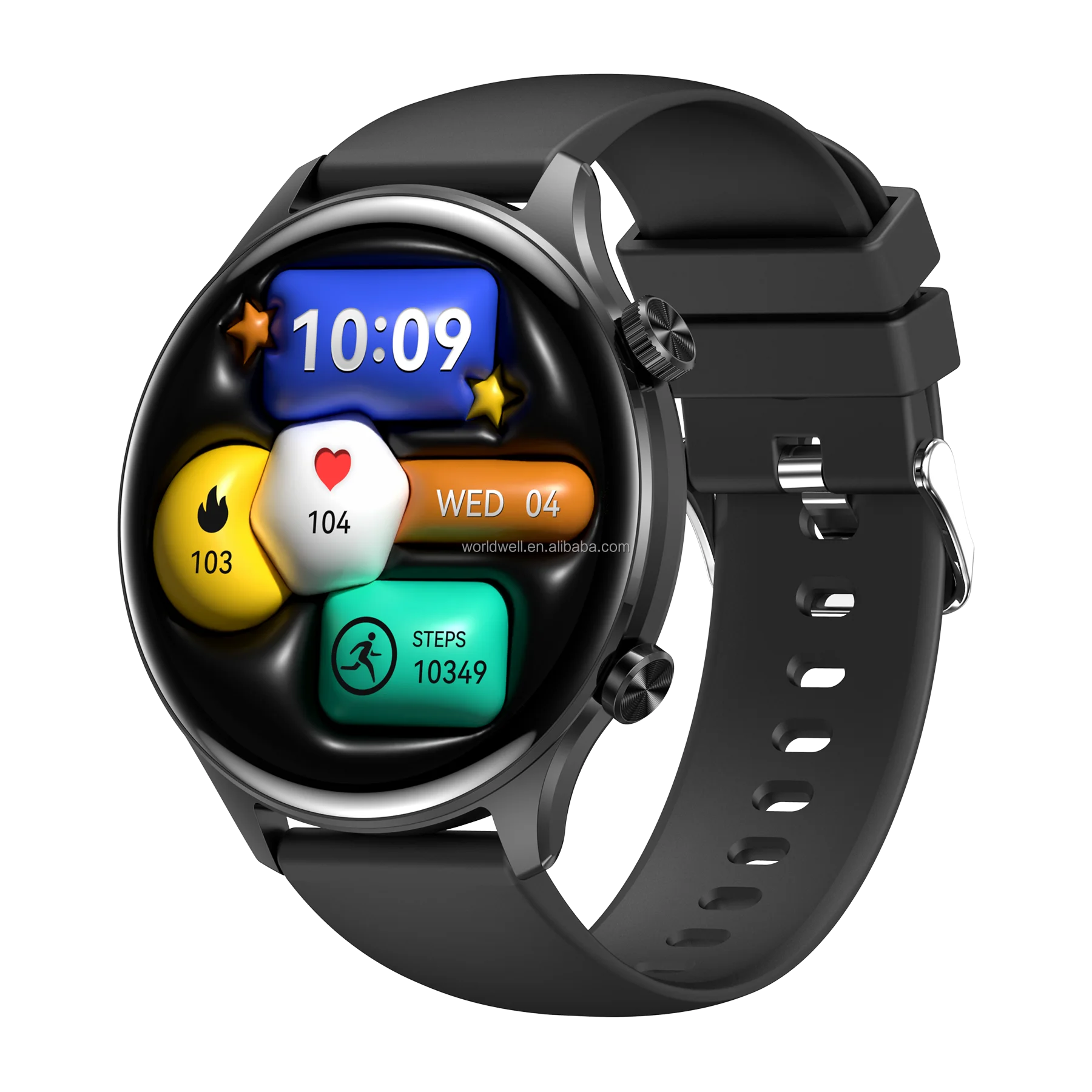1.75" AMOLED Smart Watch with Bluetooth Calling - Details