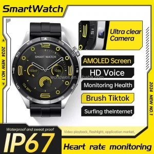 4G GPS Outdoor Sport Smartwatch with NFC and Health Monitoring - Display