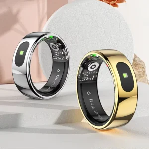 5ATM Waterproof Stainless Steel Smart Ring