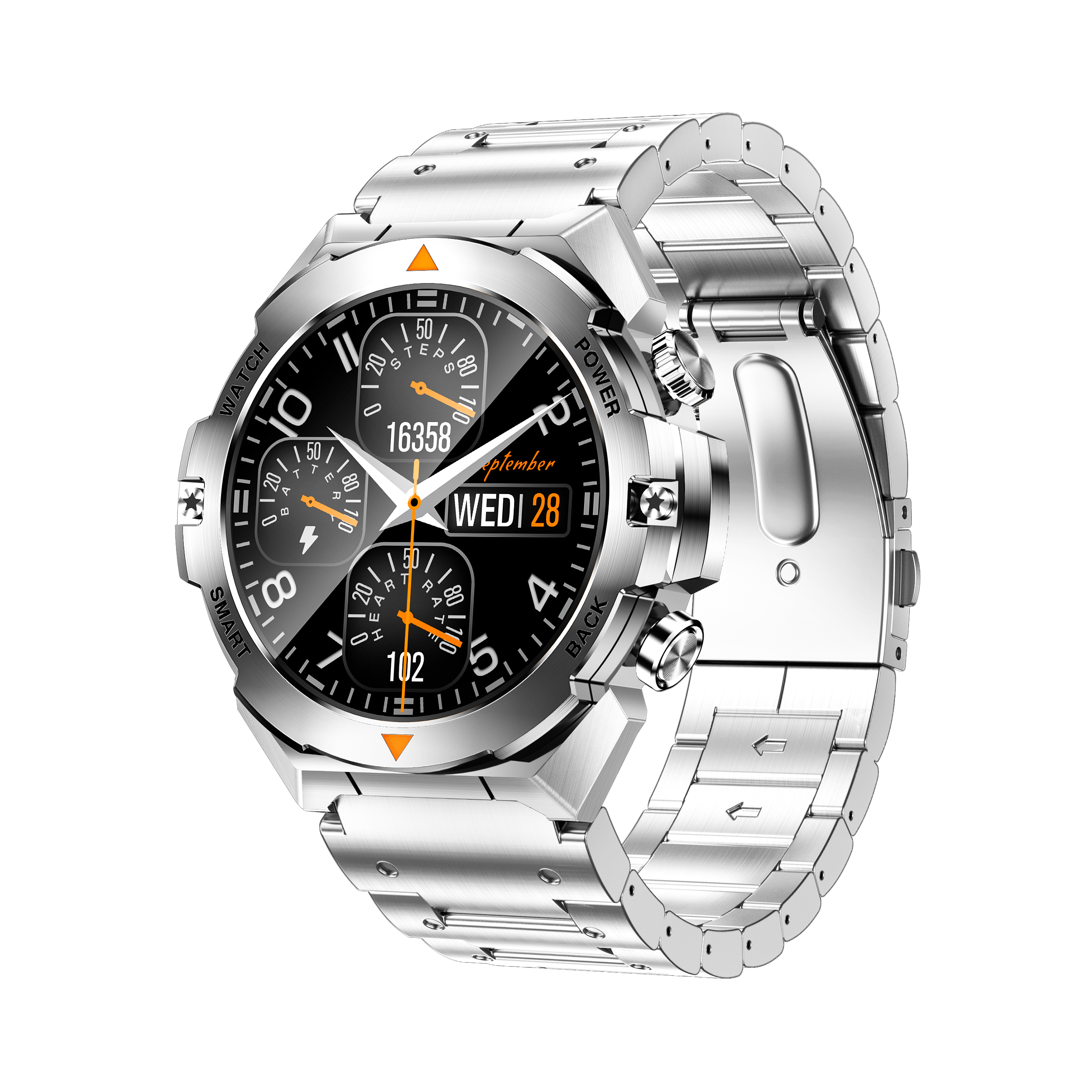 Business Style Smart Watch with BT Calling - IP68 Waterproof #WS003 - worldwell - Image 3