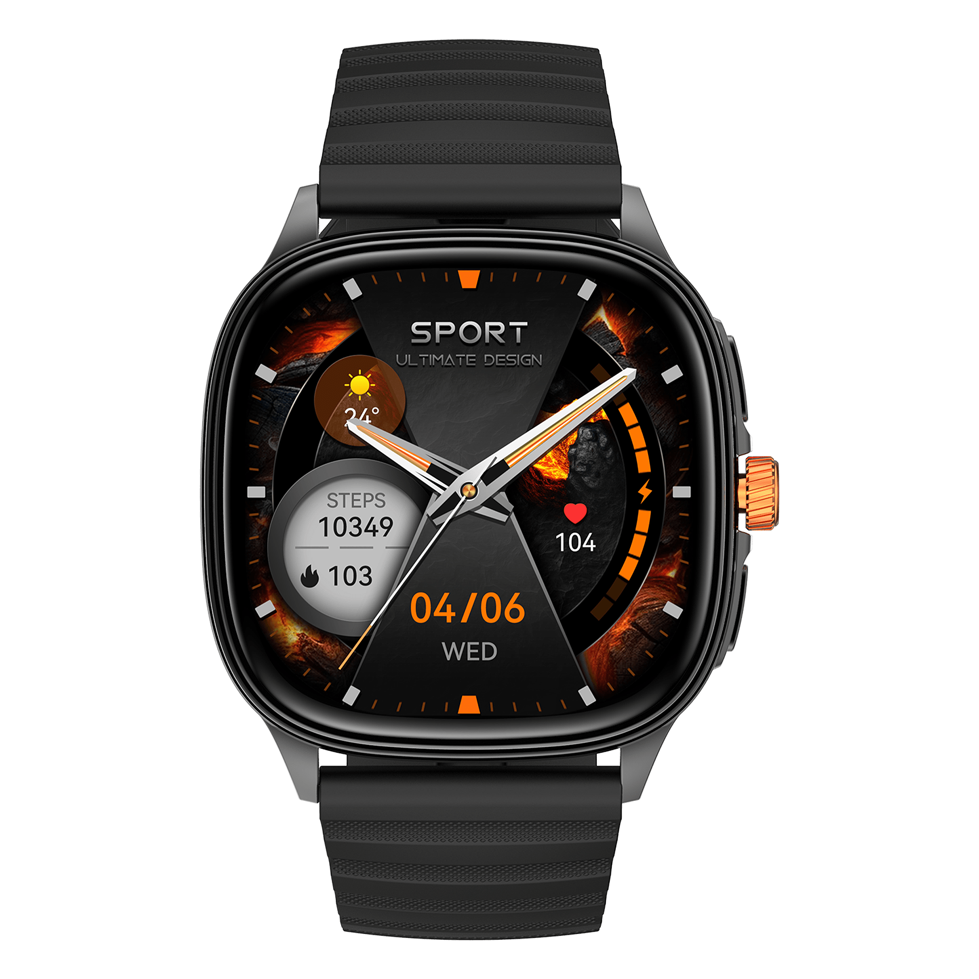 AMOLED Smart Watch with BT Calling NFC - IP68 Health Tracker #WS013 - worldwell - Image 2