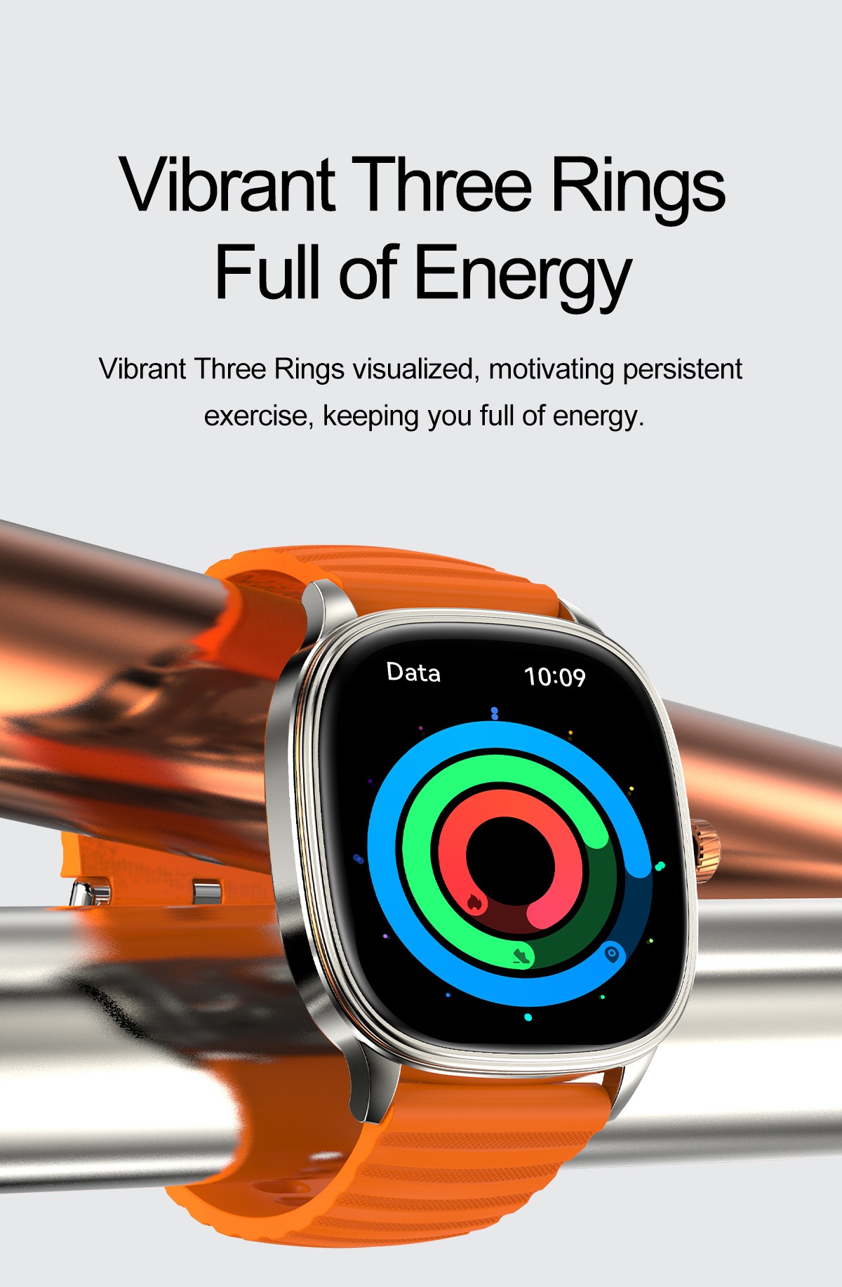 AMOLED Smart Watch with BT Calling NFC - IP68 Health Tracker #WS013 - worldwell - Image 7