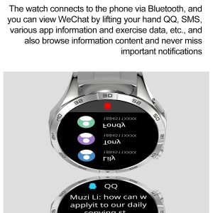 IP68 Waterproof Smart Watch with AMOLED Display