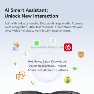 AI Intelligent Smart Glasses with Real-time Translation - Display