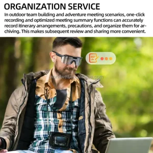 AI Translation Smart Cycling Glasses - Display