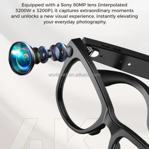 AI Translation Smart Glasses with 8MP Camera - Details