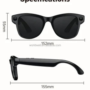 AI Translation Smart Glasses with 8MP Camera - View