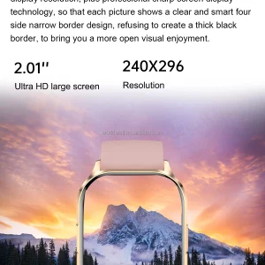 AMOLED Smart Watch with Heart Rate and Blood Oxygen Monitor - View