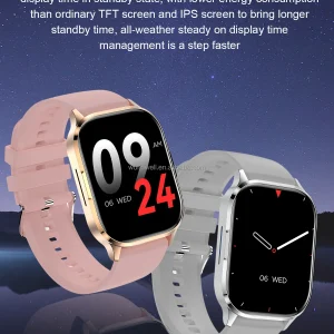 AMOLED Smart Watch with Heart Rate and Blood Oxygen Monitor - Display