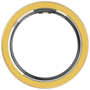 IP68 Waterproof Smart Ring with 24/7 Heart Rate Monitoring - Display