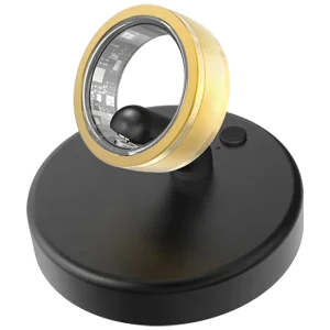 IP68 Waterproof Smart Ring with Heart Rate and Sleep Tracking - Display