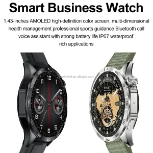 IP68 Waterproof Smart Watch with AMOLED Display - Details