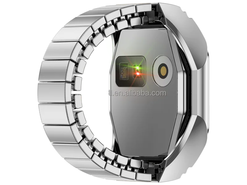 IP68 Waterproof Stainless Steel Smart Ring - Display