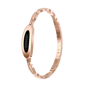 IP68 Waterproof Stainless Steel Smart Watch with Heart Rate and Blood Oxygen Monitor