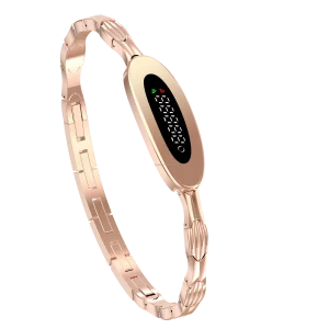 IP68 Waterproof Stainless Steel Smart Watch with Heart Rate and Blood Oxygen Monitor - Display