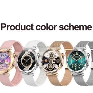 Luxury Ladies Smart Watch with AMOLED Screen and NFC - View