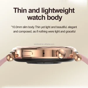 Luxury Ladies Smart Watch with AMOLED Screen and NFC - Reference