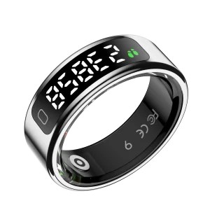Stainless Steel Smart Ring Health Tracker