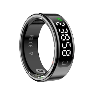 Stainless Steel Smart Ring Health Tracker - View
