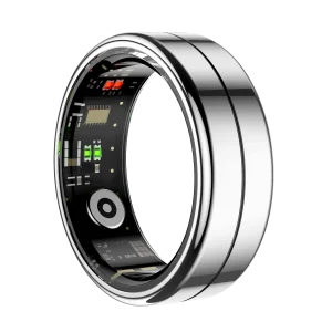 Stainless Steel Smart Ring Health Tracker - View