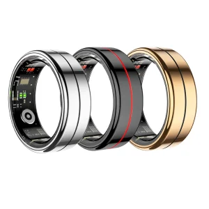 Stainless Steel Smart Ring Health Tracker - Features