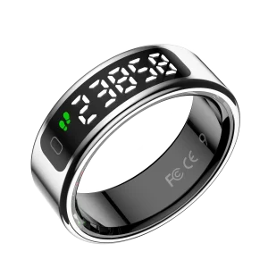 Stainless Steel Smart Ring with Health Monitoring - Features
