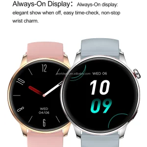 Ultra-Thin AMOLED Smart Watch with NFC and Wireless Calling