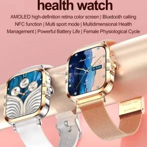 Women's AMOLED Smart Watch with Menstrual Management - Display