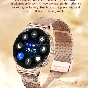Women's AMOLED Smartwatch with Health Monitoring - Reference