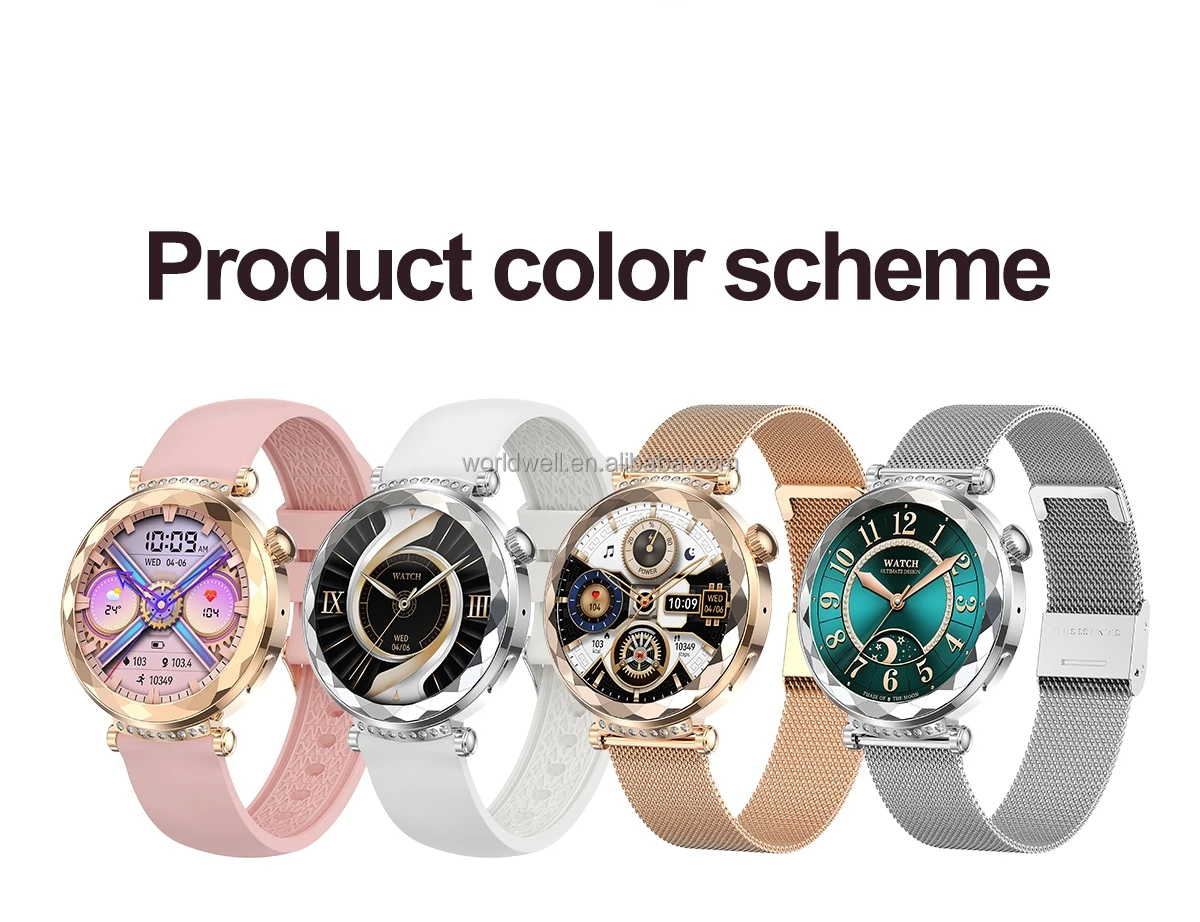 Women's Smart Sports Watch with AMOLED Display and NFC - Reference