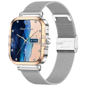 Women's Square AMOLED Smartwatch with NFC and AI Voice Assistant - Details