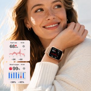 smart watch with heart rate monitor